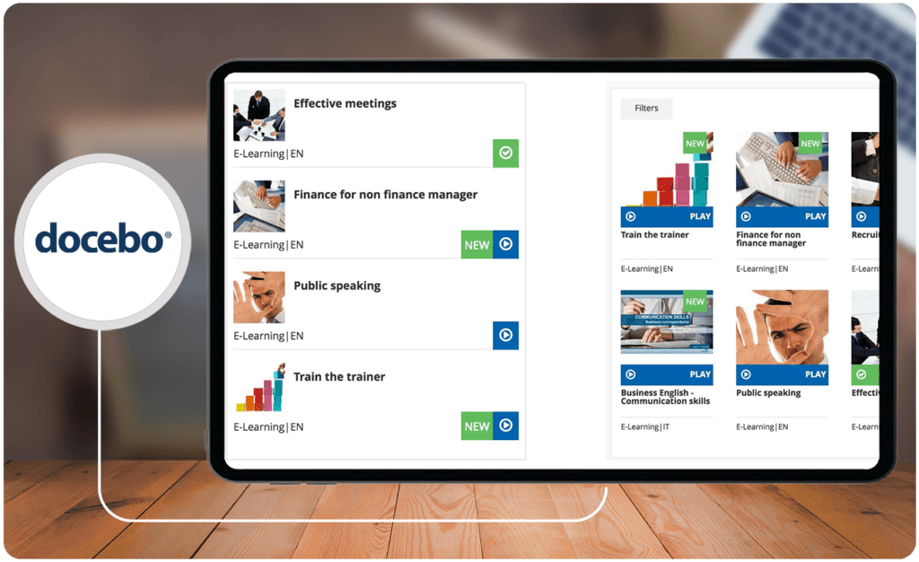 Online enterprise learning management software