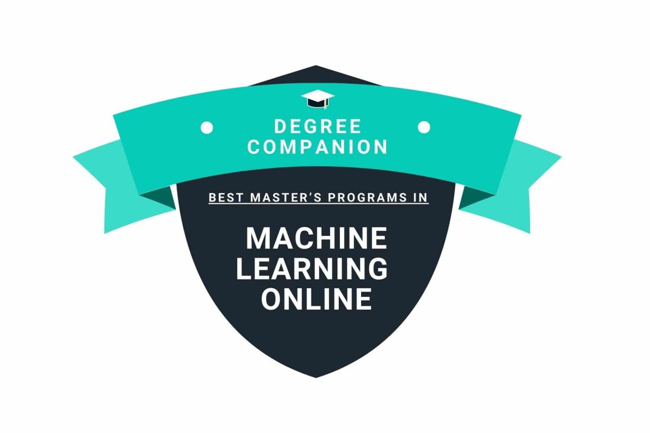 Online masters in data science and machine learning