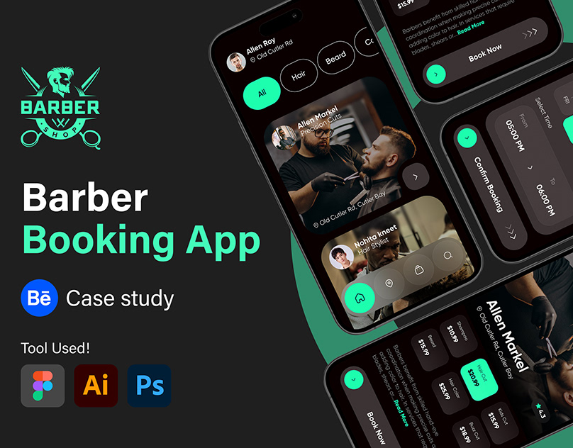 Free barber booking app