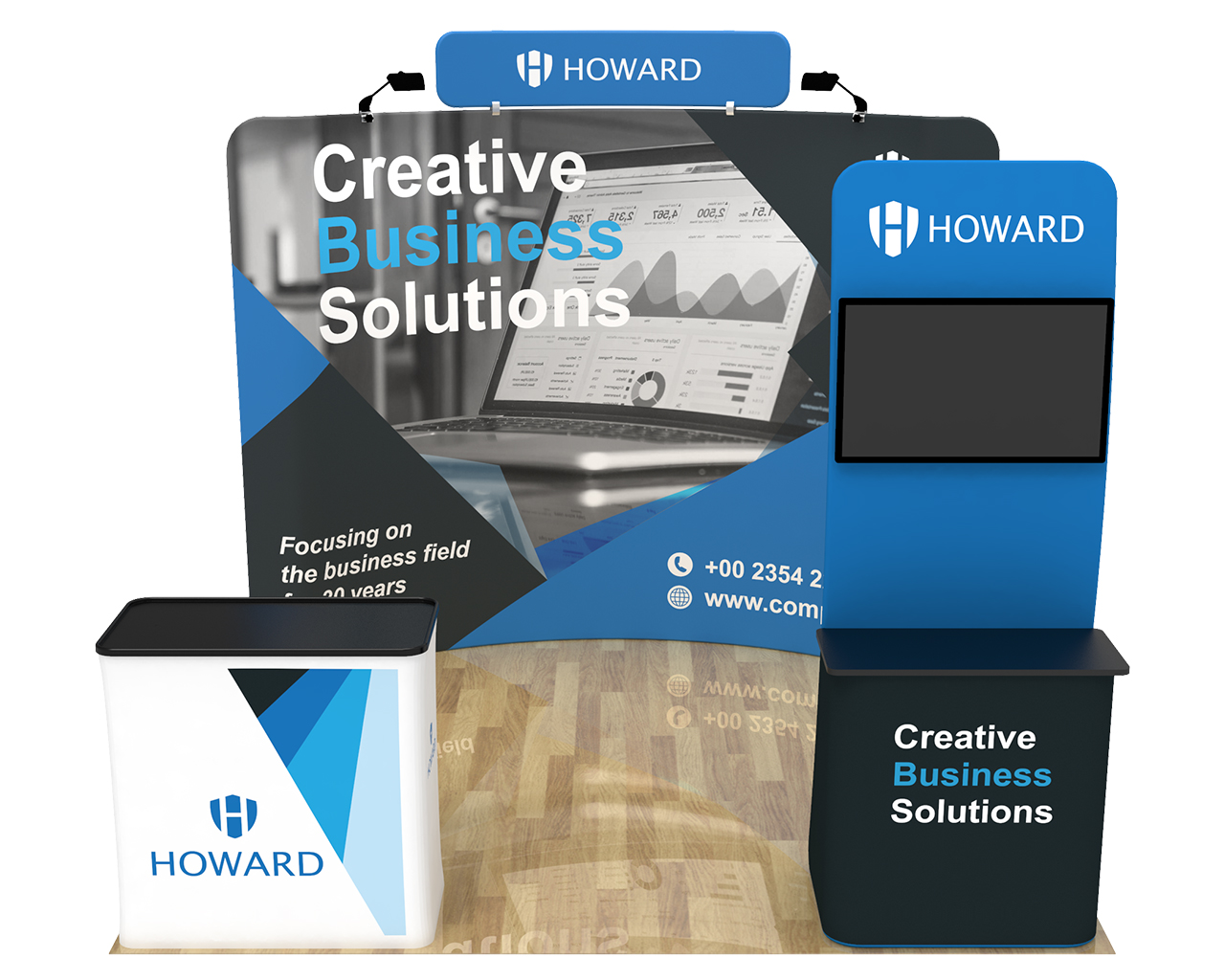 Trade show booth accessory