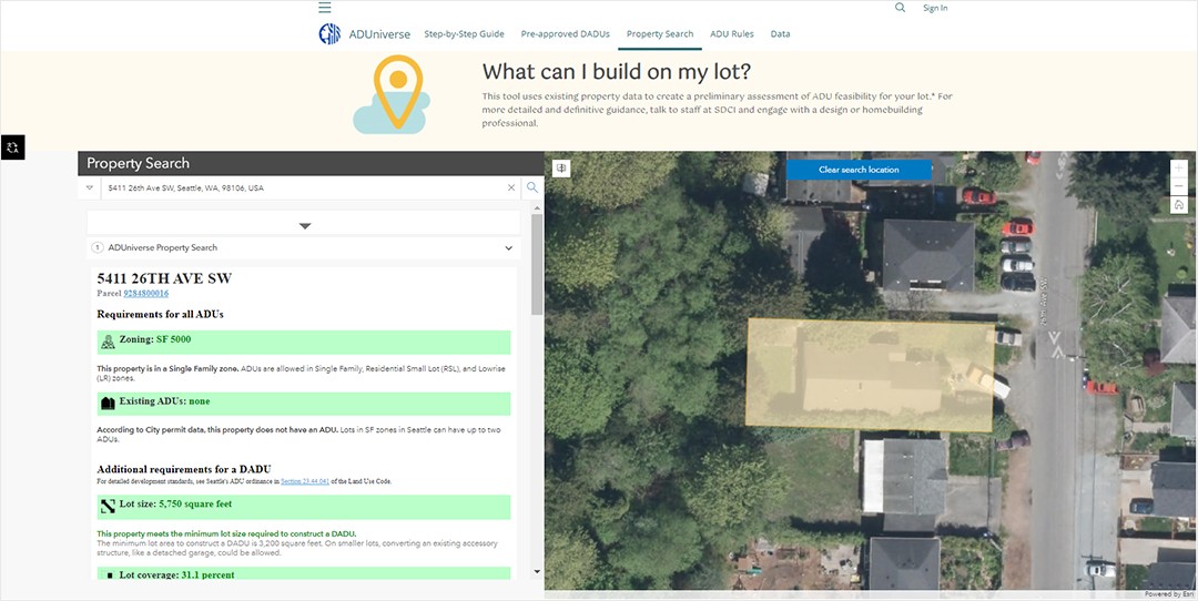 Seattle accessory dwelling unit