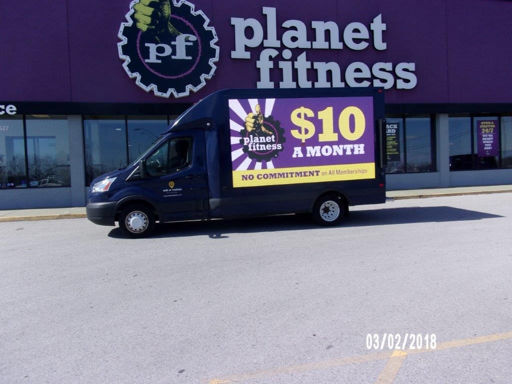 Planet fitness billboards