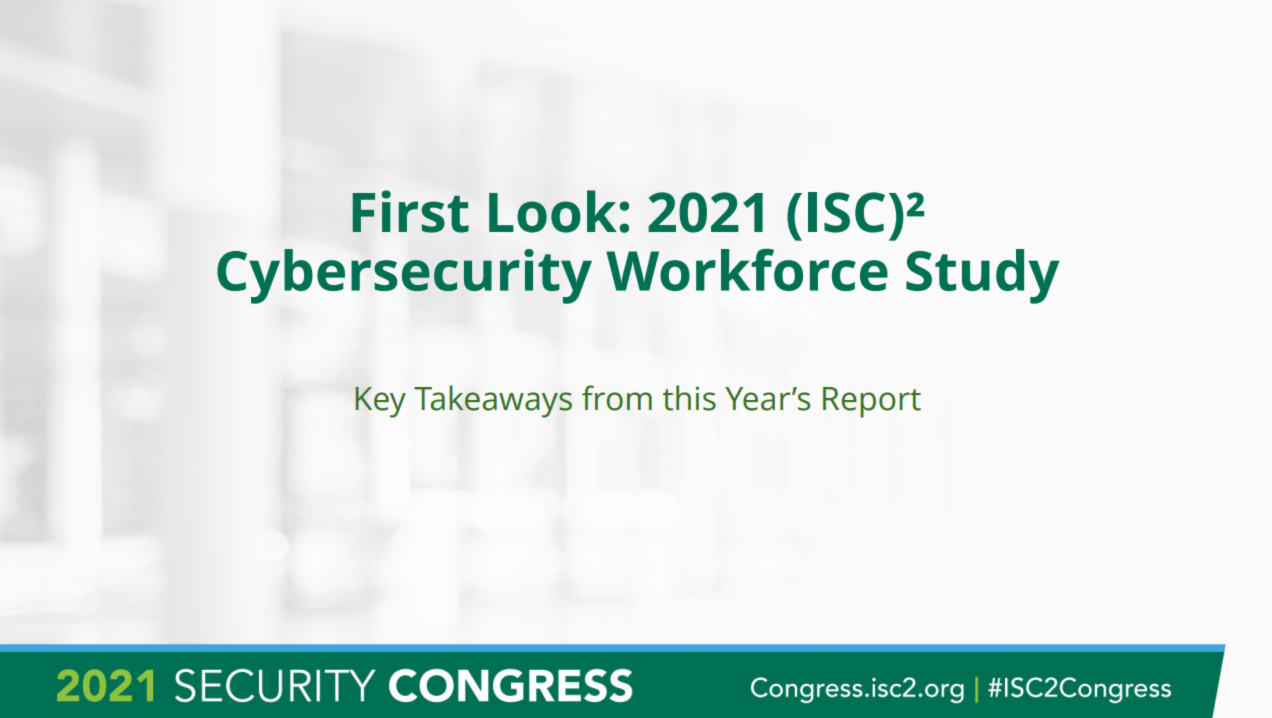Isc2 cybersecurity workforce study