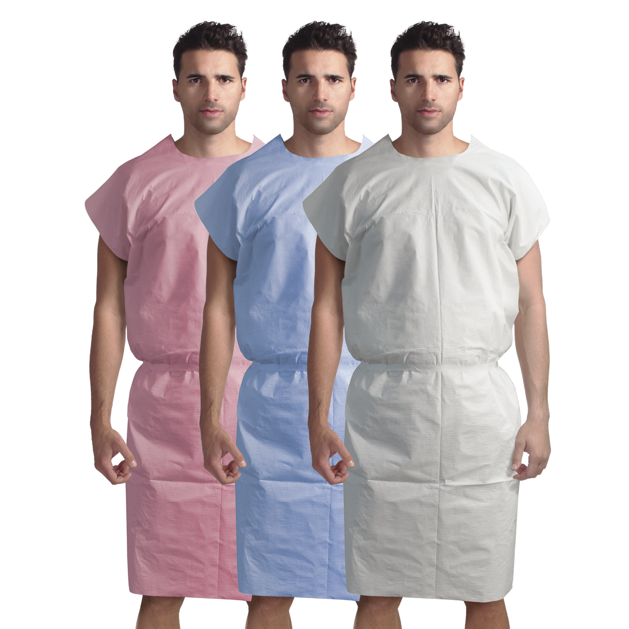 Exam paper gowns ply tissue case blue white current medicalquip Exam paper gowns ply tissue case blue white current medicalquip