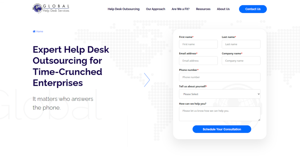 Help desk outsourcing companies