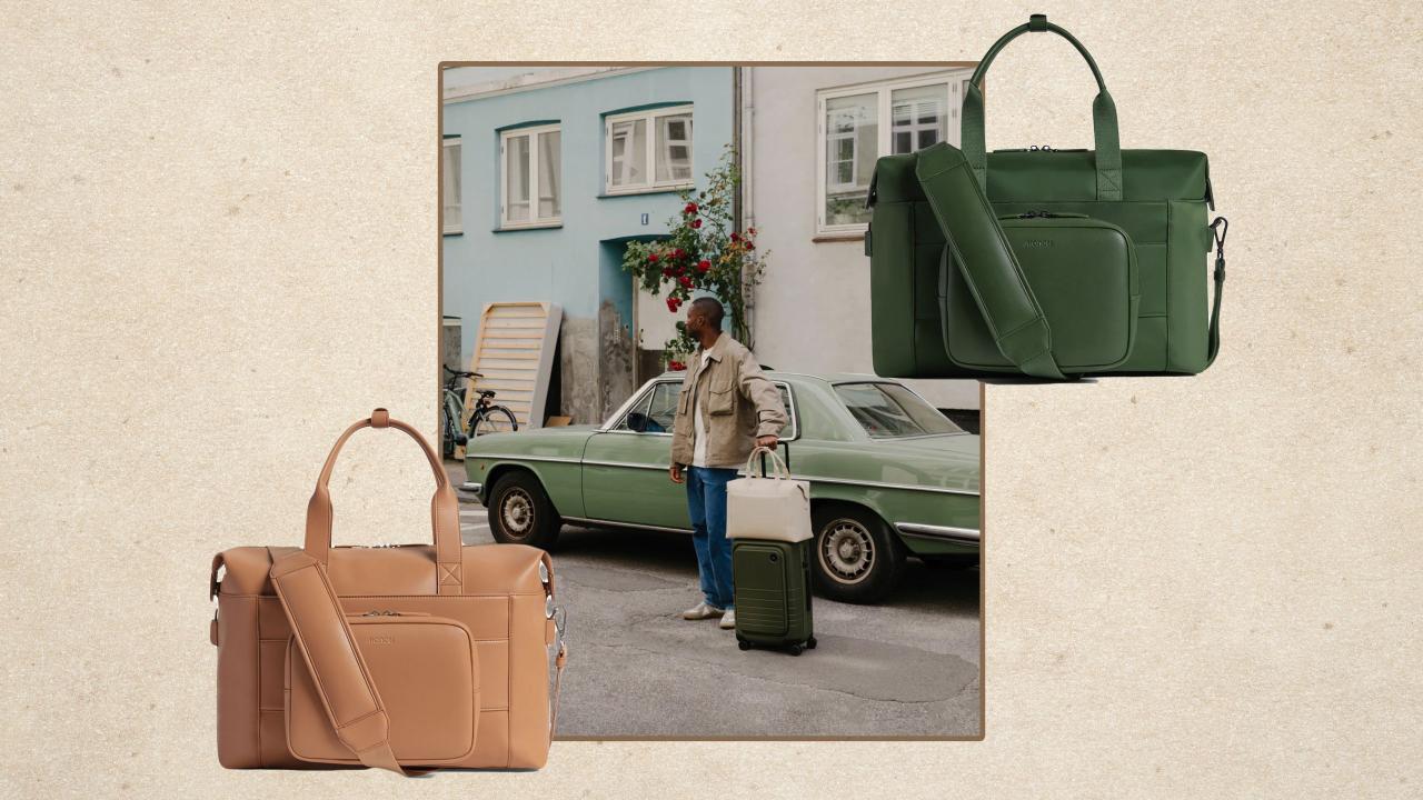 Monos metro duffel vs away everywhere bag