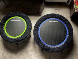 The Leaps and Rebounds Mini Fitness Trampoline and Rebounder Your Home Gym