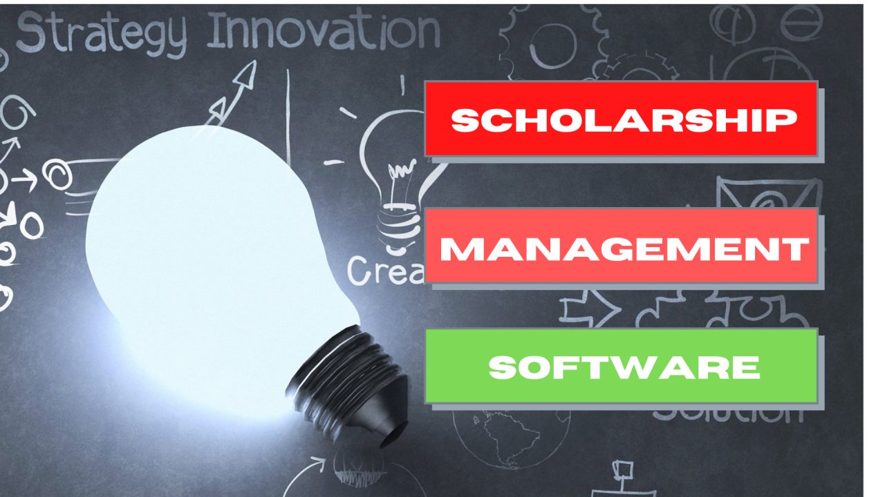 Scholarship application software
