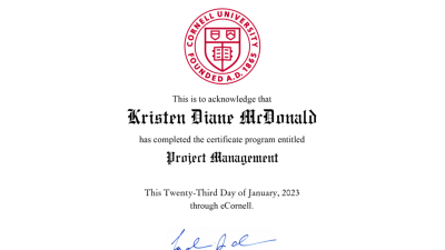 Cornell cybersecurity certificate