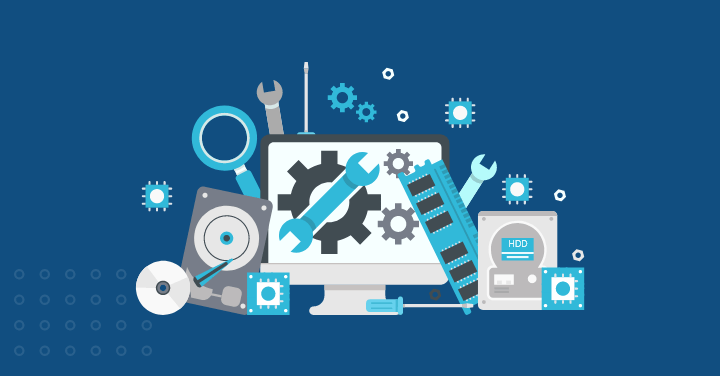 Computer hardware asset management software