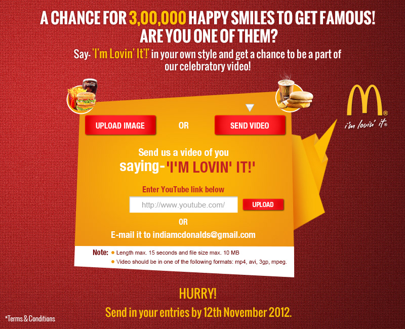 Official mcdonalds application