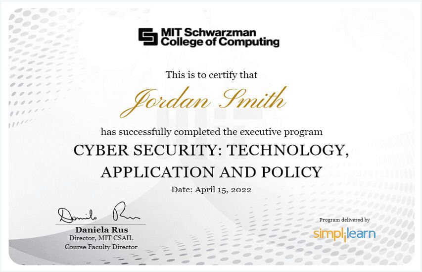 Mit cybersecurity course