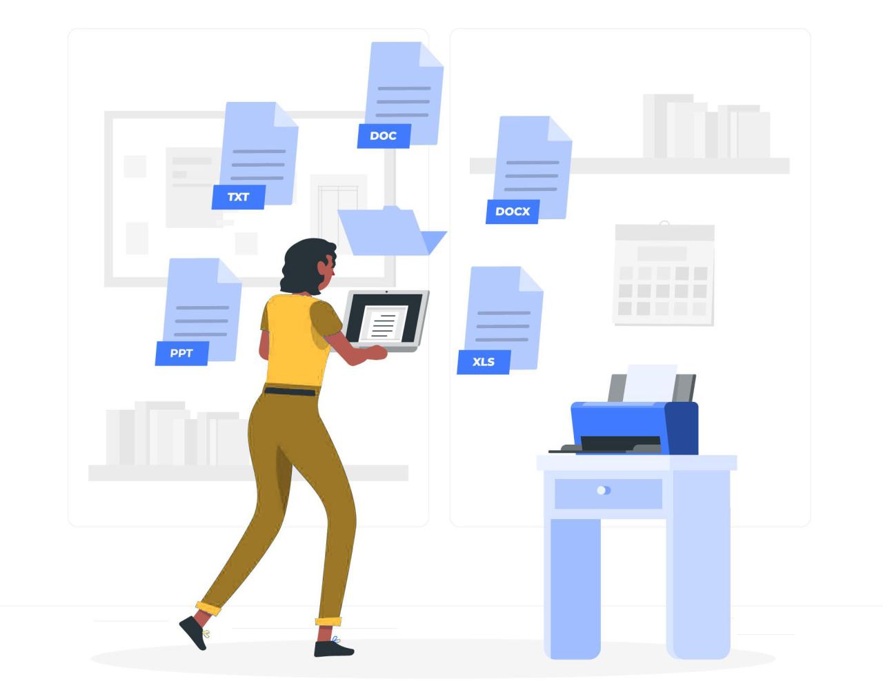 Electronic document storage solutions