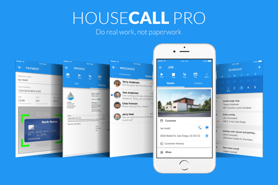 Housecall pro online booking