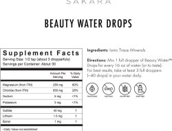 Sakara Beauty Water Hydrate Your Inner Glow