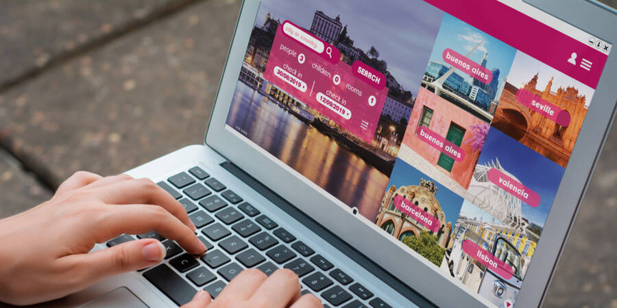 Online travel booking business