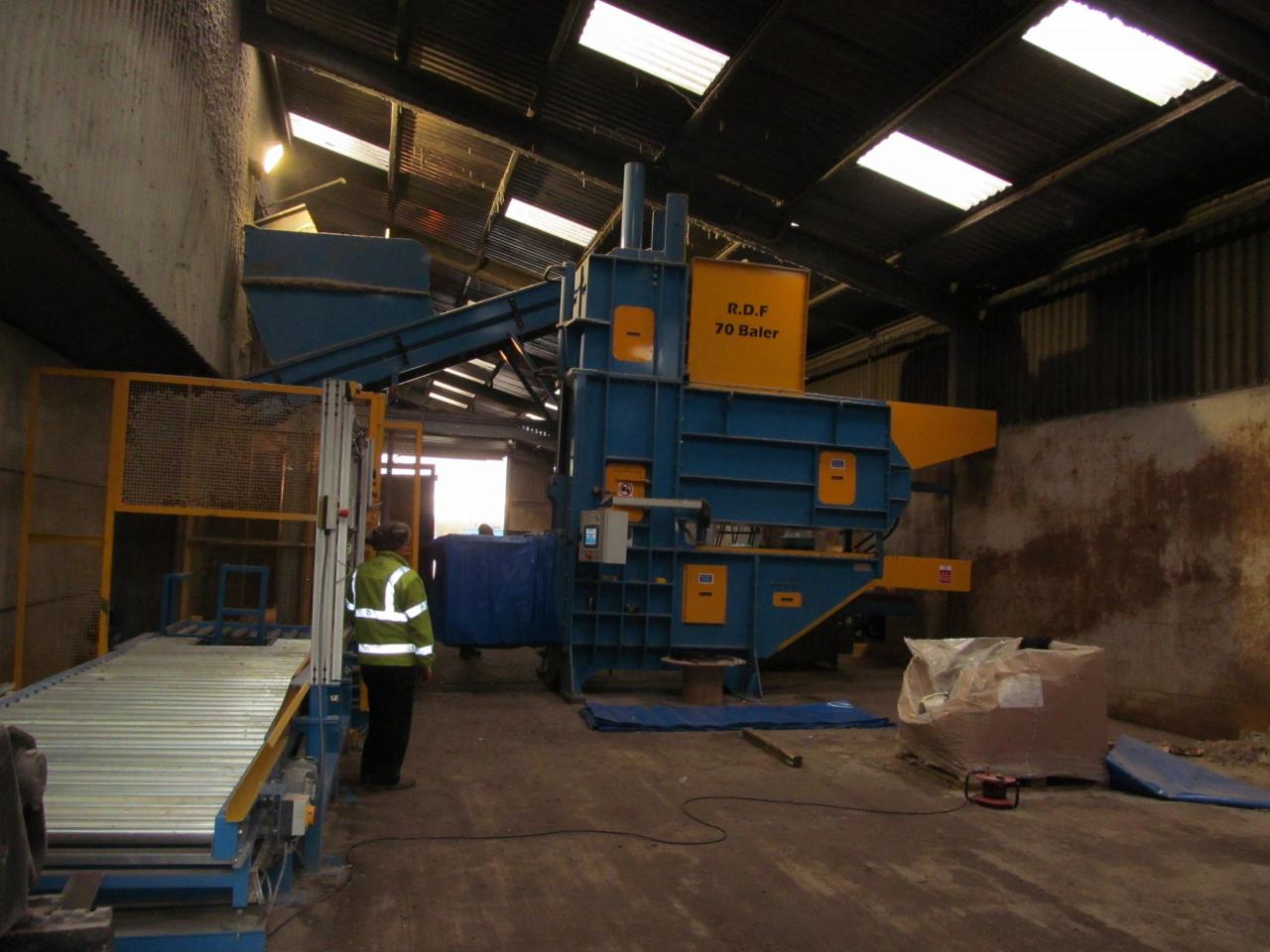 BIG BAG BALER FOR SHREDDED WASTE - Ken Mills Engineering Ltd