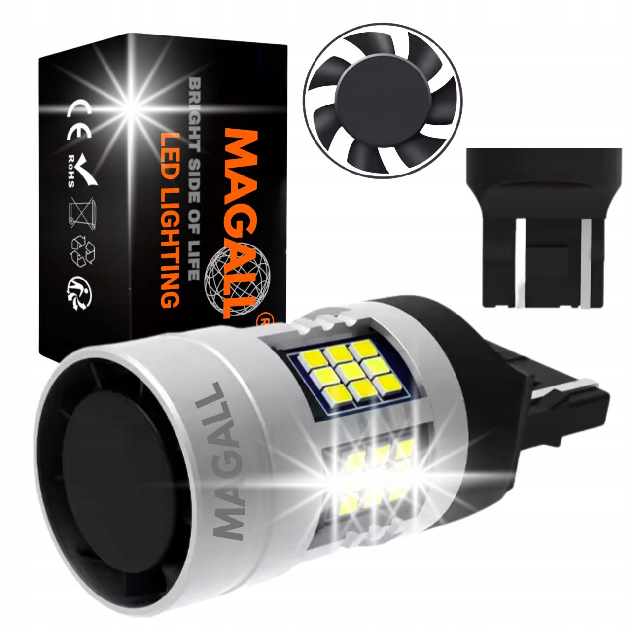 ŻARÓWKA LED W21/5W T20 7443 CANBUS MAGALL FAN-CAN BIAŁE MOCNE DRL ... ŻARÓWKA LED W21/5W T20 7443 CANBUS MAGALL FAN-CAN BIAŁE MOCNE DRL ...