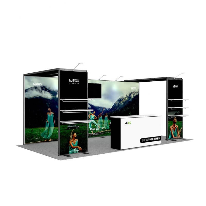 Trade show booth accessory