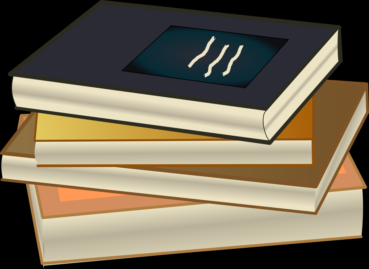 Clipart - Book Stack - Pile de livres Clipart - Book Stack - Pile de livres