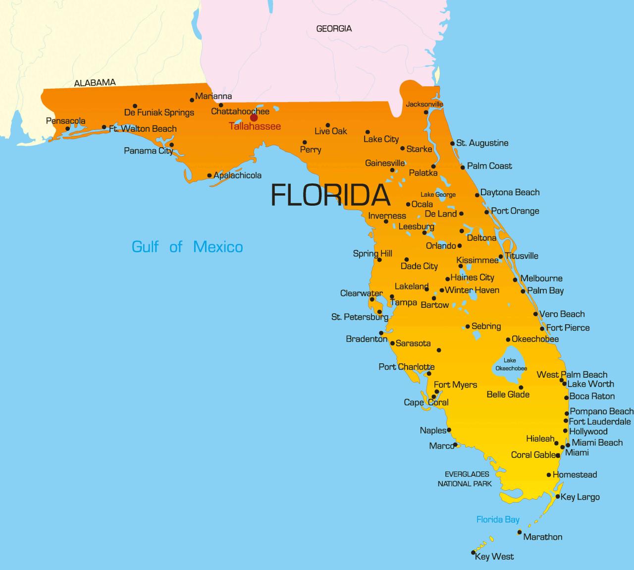 Map of Florida