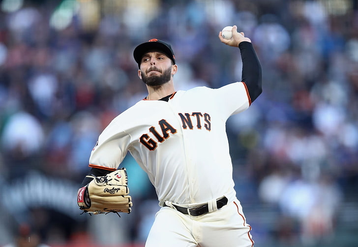 HD wallpaper: San Francisco Giants, Andrew Suarez, ATandT Park, Major ...