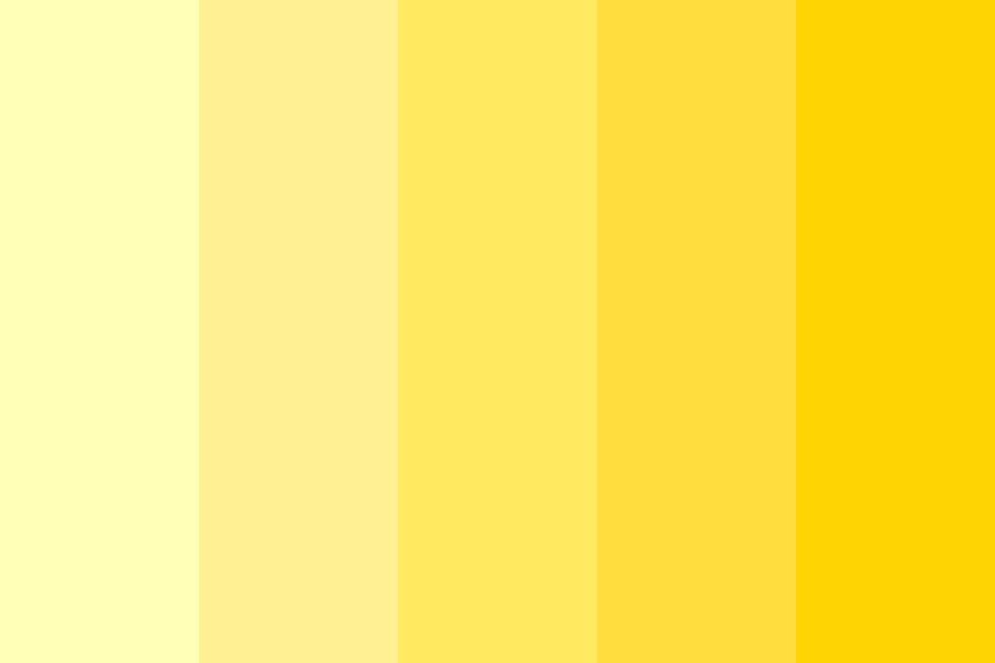 Yellow color palette vector template isolated on white background Stock ... Yellow color palette vector template isolated on white background Stock ...
