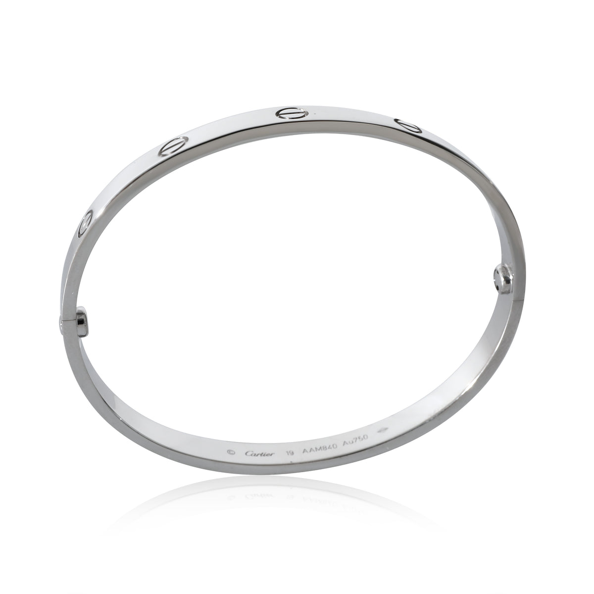 Cartier Love Bracelet (White Gold) | myGemma | Item #134043 Cartier Love Bracelet (White Gold) | myGemma | Item #134043