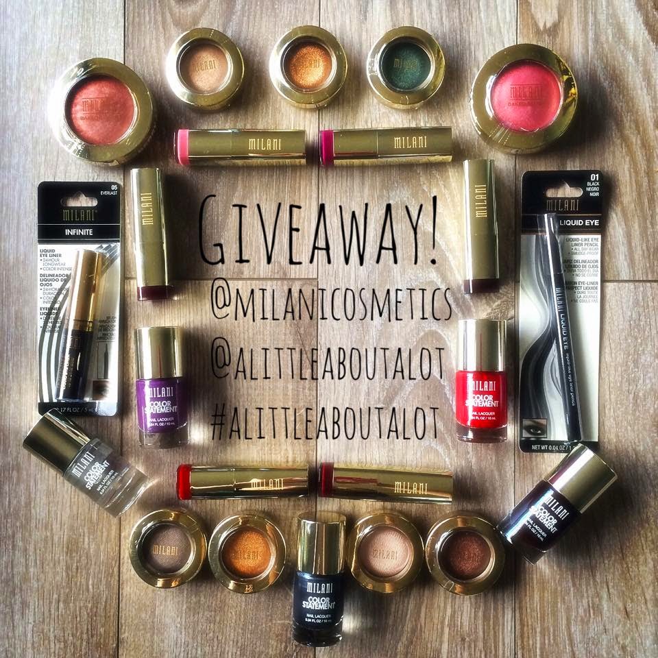 Alittleaboutalot: Milani Cosmetics Giveaway!!!