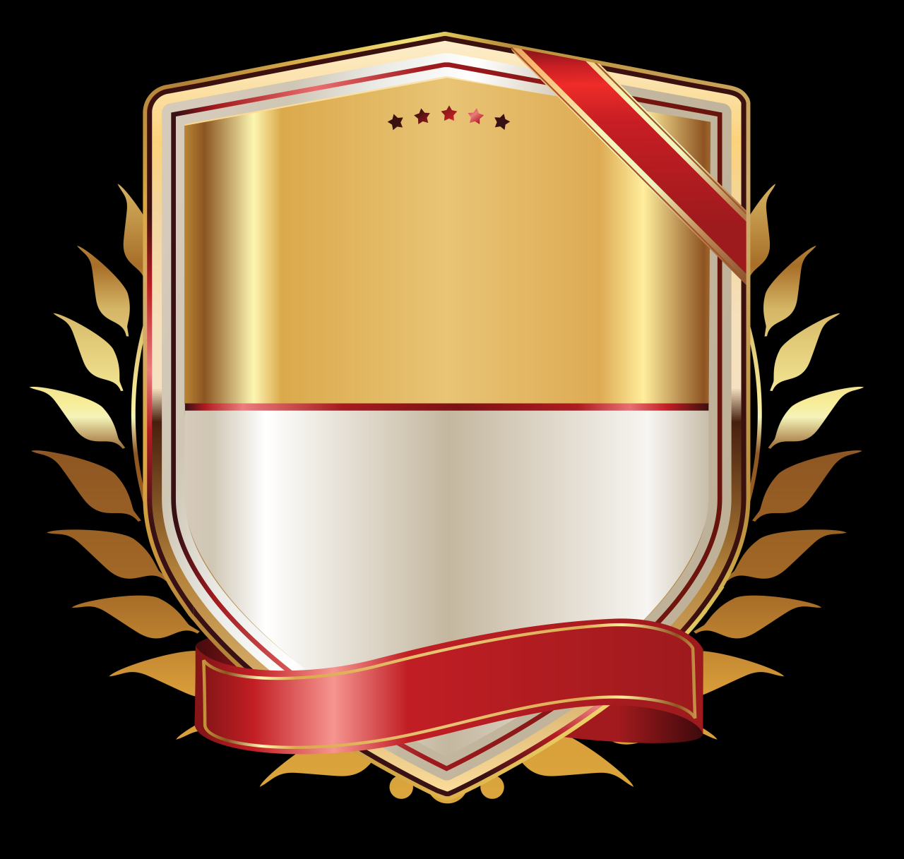 Golden Laurel Wreath With Gold Leaf For The Winner And Champion, Laurel ...