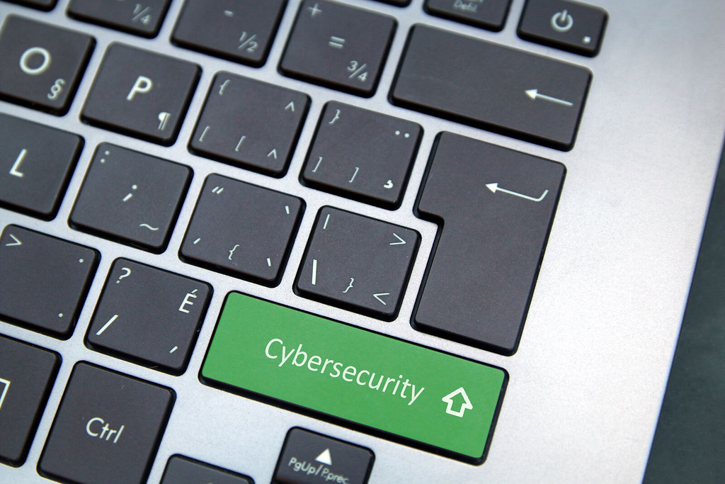 Cybersecurity green | Computer keyboard with green cybersecu… | Flickr