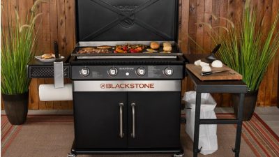 Blackstone 36″ Culinary Omnivore Griddle with Side Table 4-Burner ...
