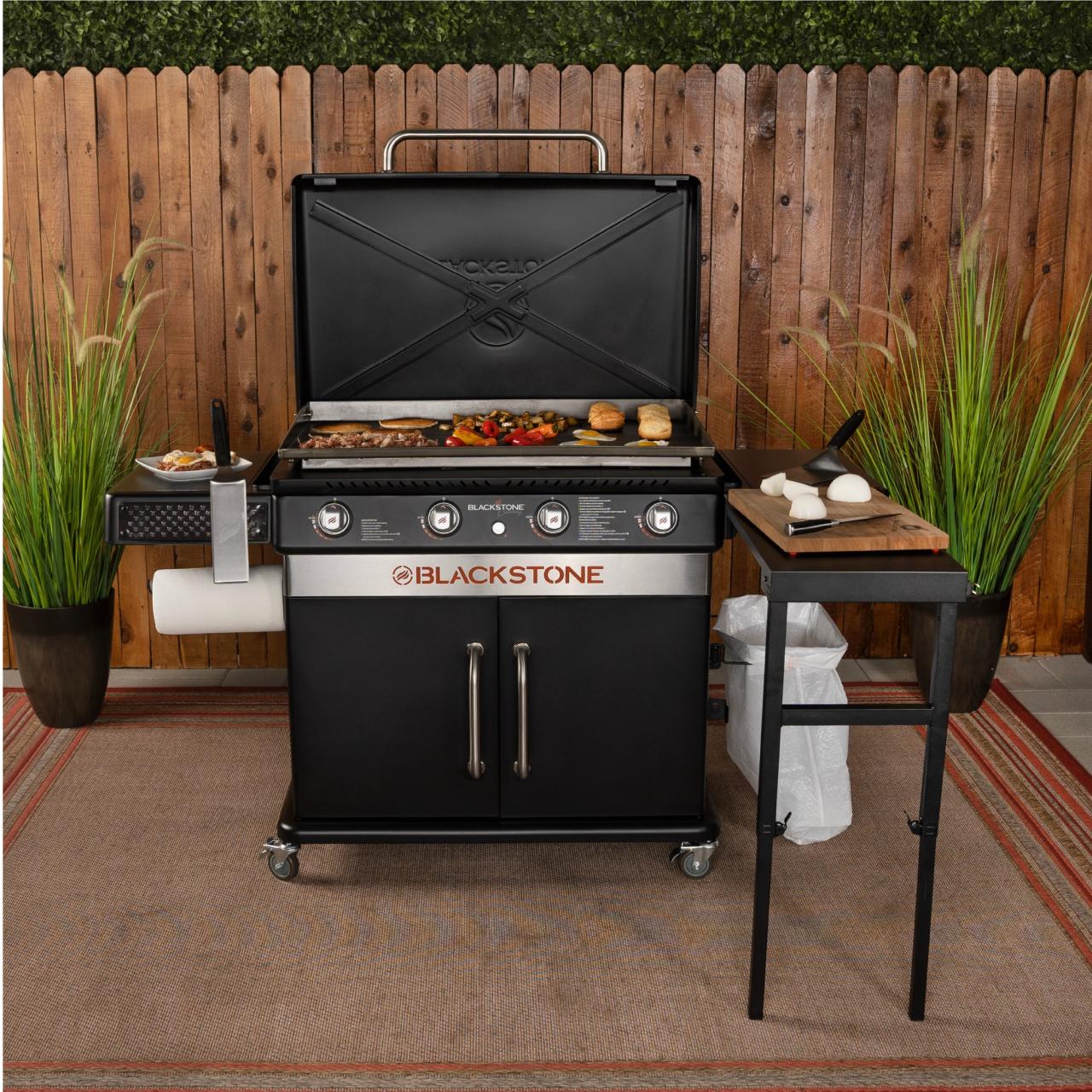 Blackstone 36″ Culinary Omnivore Griddle with Side Table 4-Burner ...