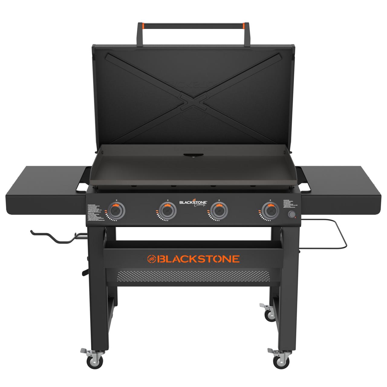 Blackstone 36 culinary omnivore griddle with side table