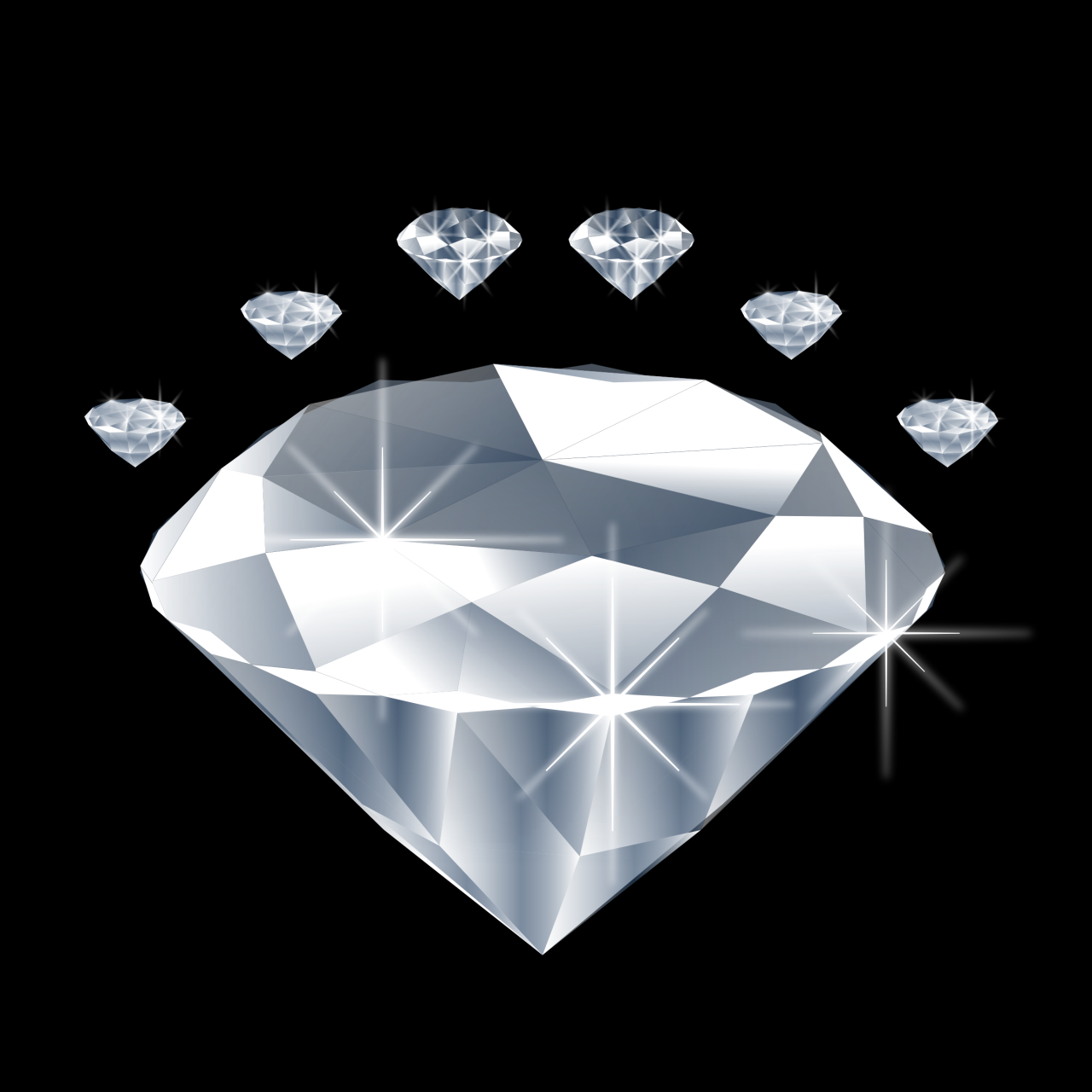 Clipart - diamond deimantas