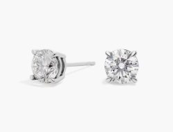 Lab Diamond Stud Earrings For Women Elevate Elegance