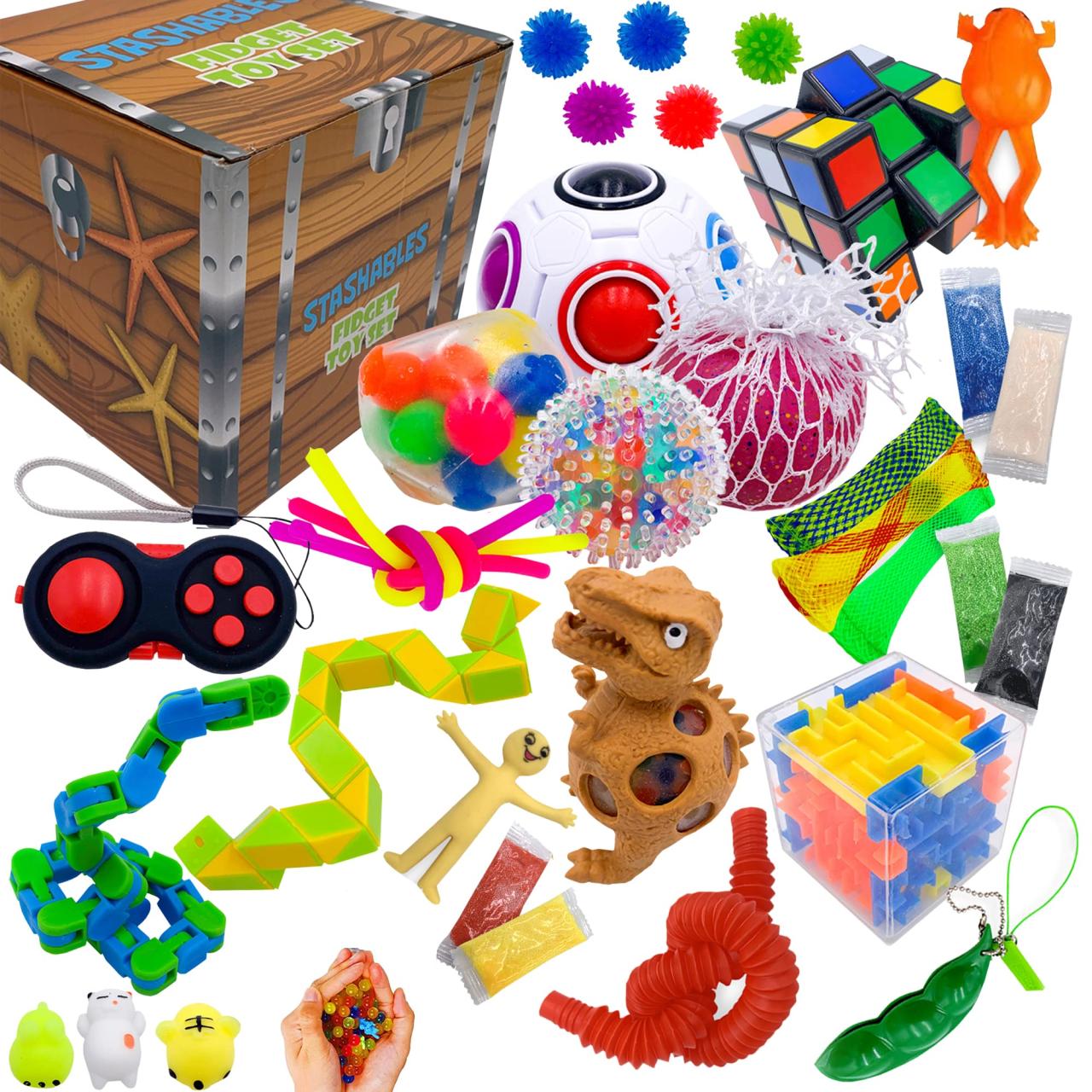 Snapklik.com : Sensory Fidget Toys Pack - 35pcs Stress Relief And Anti ...