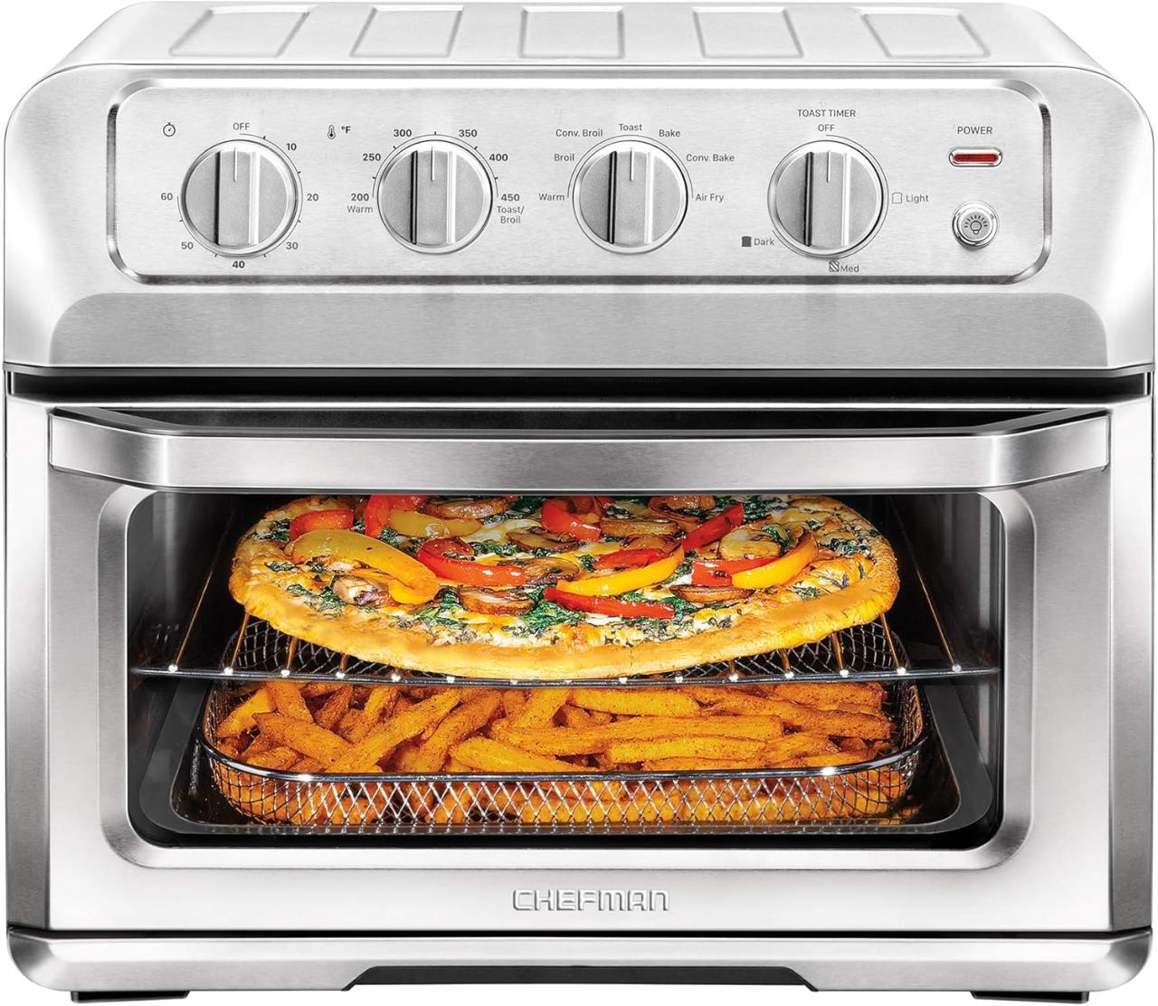 Ovens with air fryers built in