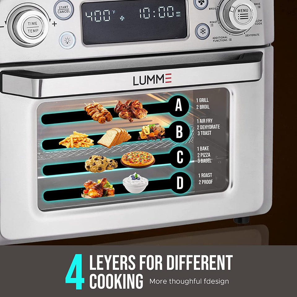 Lumme Air Fryer, Toaster Oven, and Dehydrator Combo – LummeHome Lumme Air Fryer, Toaster Oven, and Dehydrator Combo – LummeHome