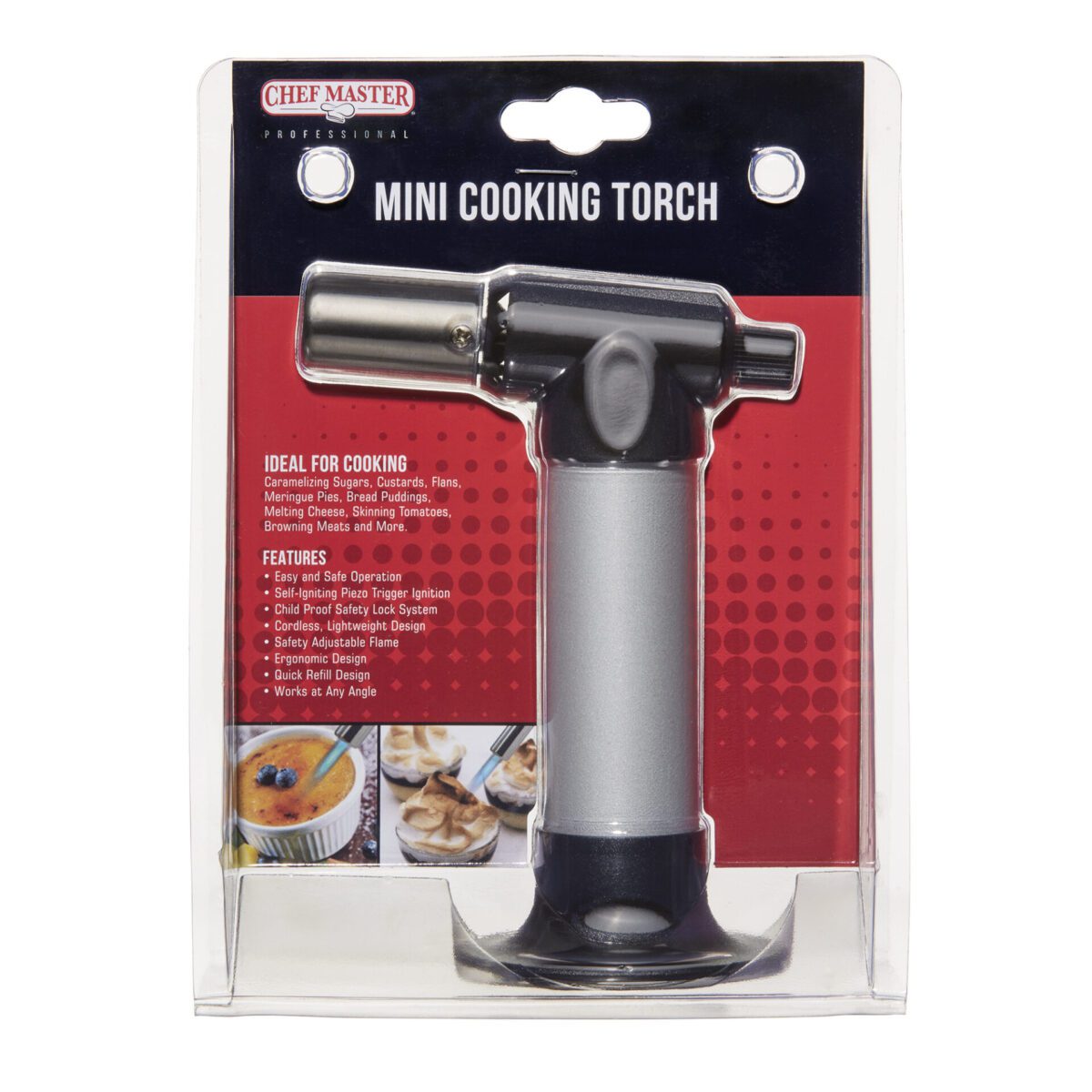 BEST CULINARY TORCH - Chef Torch for Cooking Crème Brulee - Aluminum H ...