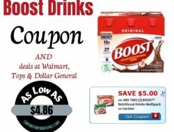 Boost beverage coupons for a refreshing deal today!