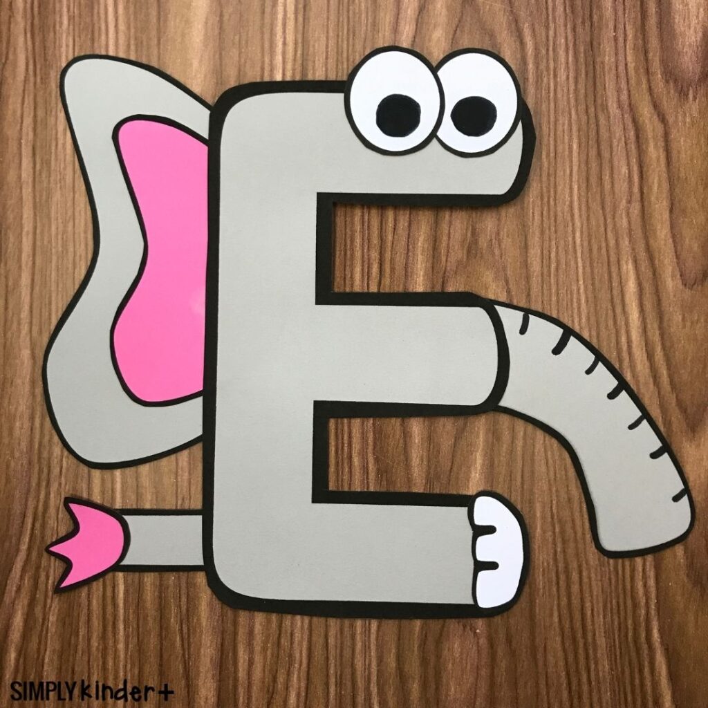 E Alphabet Letter