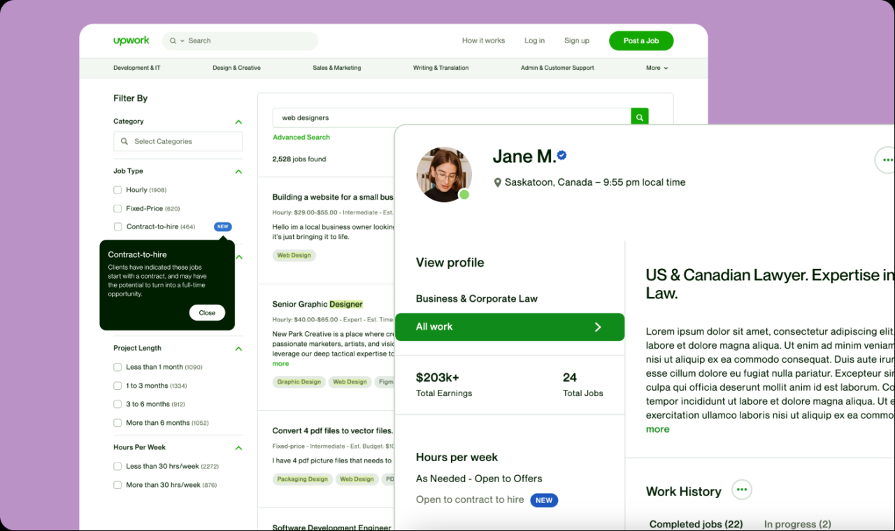 Upwork Expands to Support Full-Time Hiring, Further