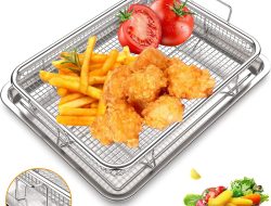 Air fryer crisper for healthier and tastier meals