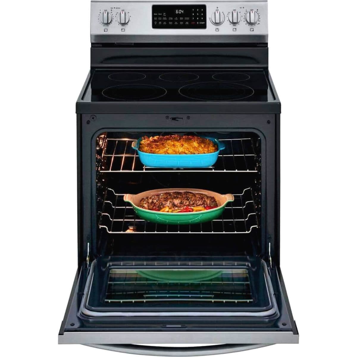 Ovens with air fryers built in