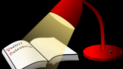 Clipart - Book and light