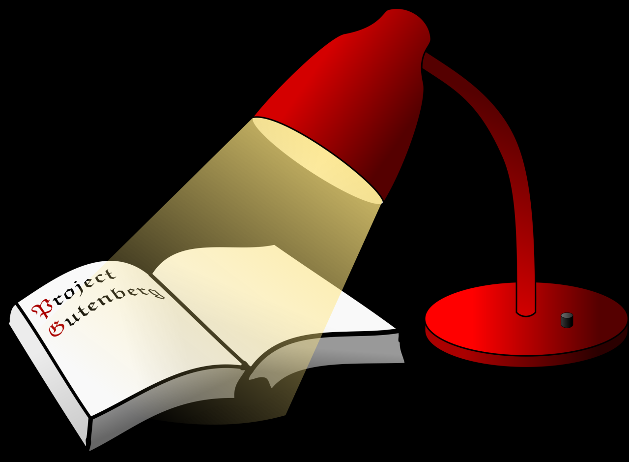 Clipart - Book and light