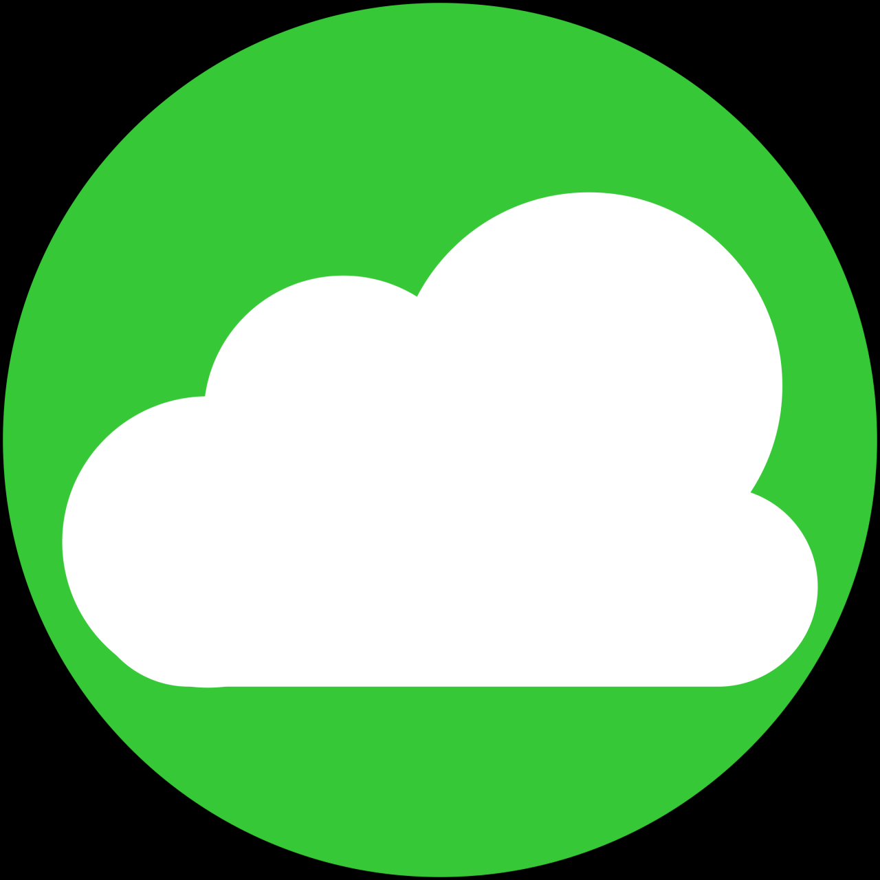 Clipart - Cartoon Cloud