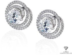 Created Diamond Earrings That Dazzle With Brilliance