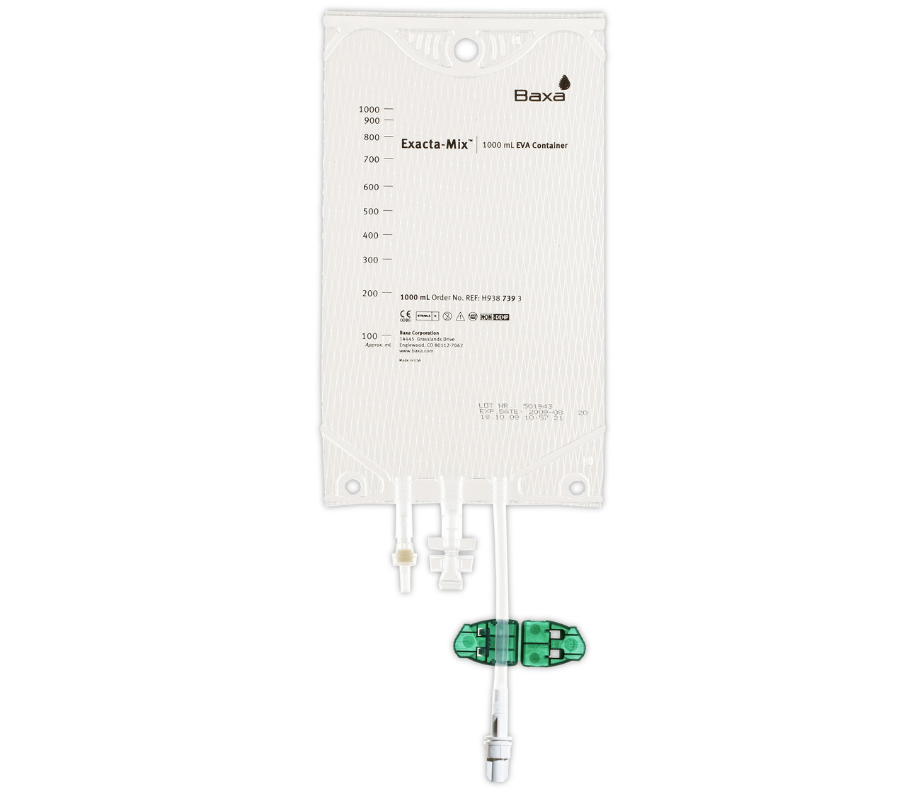 Baxter, Compunding EVA TPN Sterile Bag - Medex Supply Baxter, Compunding EVA TPN Sterile Bag - Medex Supply